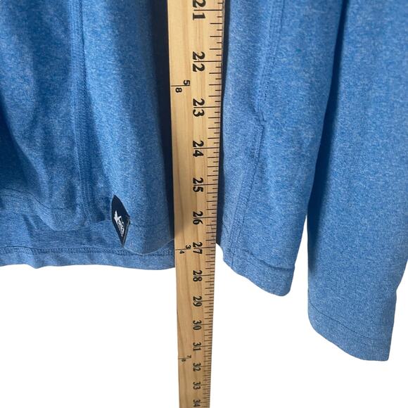 REI Coop Women's Size Large Blue Half Zip Long Sleeve Pull Over Top - Picture 8 of 8